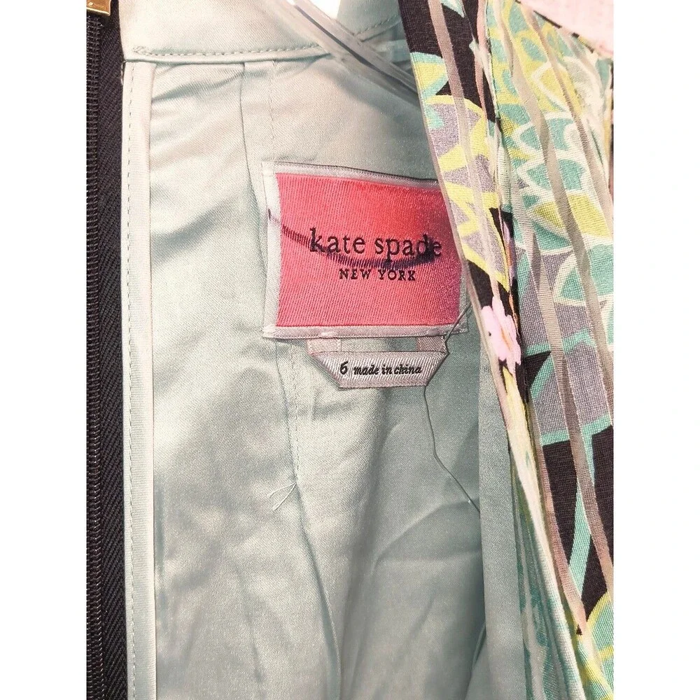 Kate Spade Dahlia Bloom Burnout Dress Size 6